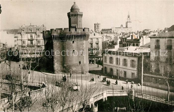 Perpignan Castillet et Cathedrale