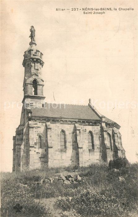 Neris-les-Bains Chapelle Saint Joseph