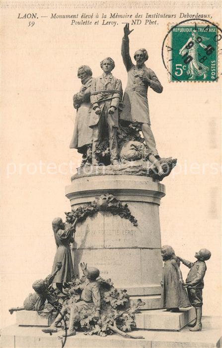 Laon Aisne Monument Poulette et Leroy