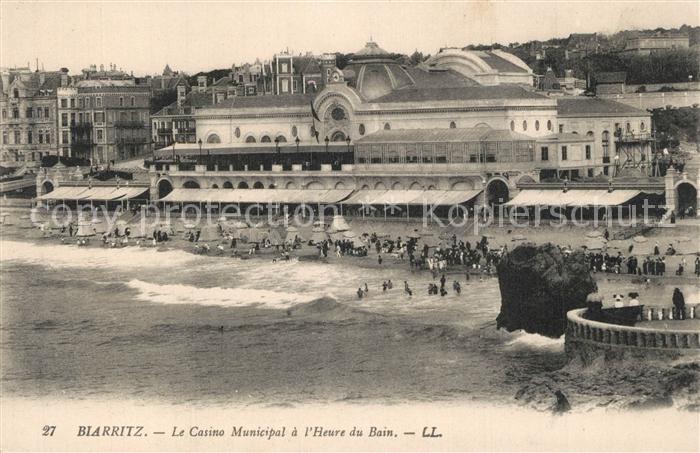 Biarritz Pyrenees Atlantiques Casino et Plage