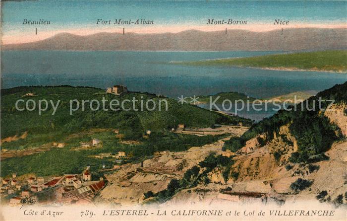 Esterel Cote d`Azur Fliegeraufnahme