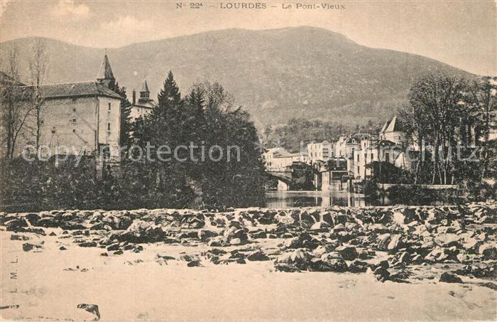Lourdes Hautes Pyrenees Le Pont Vieux