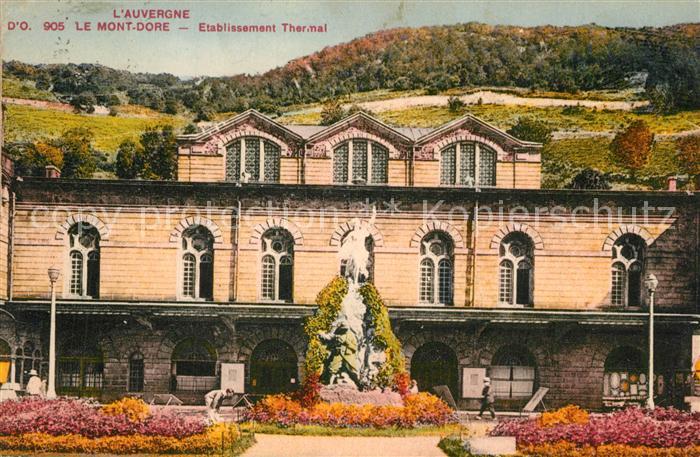 Le Mont-Dore Puy de Dome Etablissement Thermal