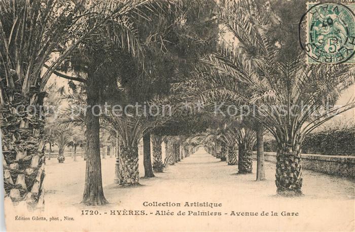 Hyeres les Palmiers Avenue de la Gare