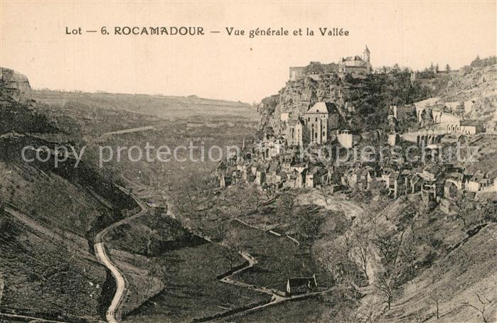 Rocamadour Vue generale et Vall
