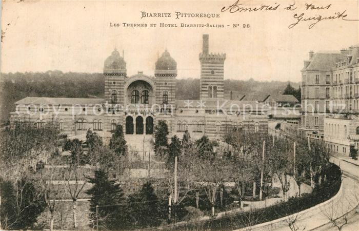 Biarritz Pyrenees Atlantiques Les Thermes et Hotel Biarritz-Salins