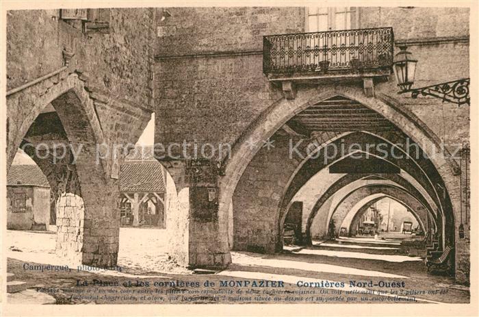 Monpazier Place et Cornieres