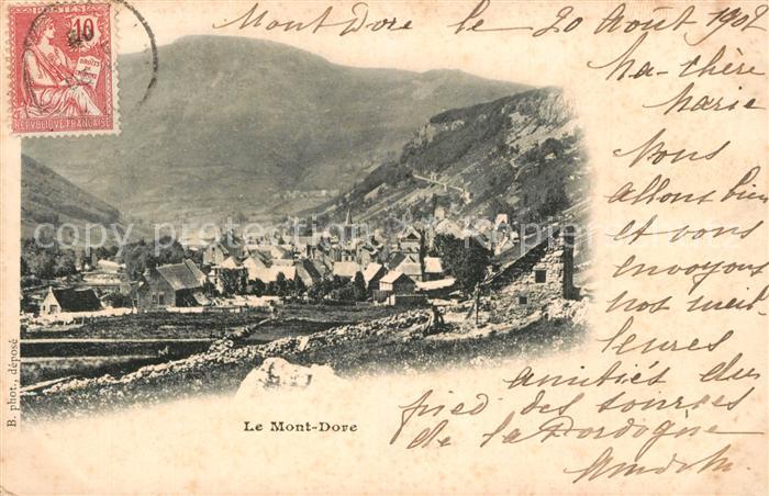 Le Mont-Dore Puy de Dome