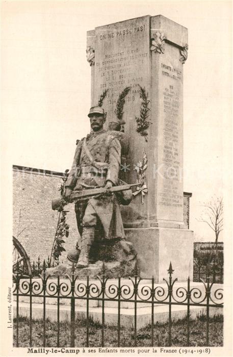 Mailly-le-Camp Ses Enfants morts pour la France