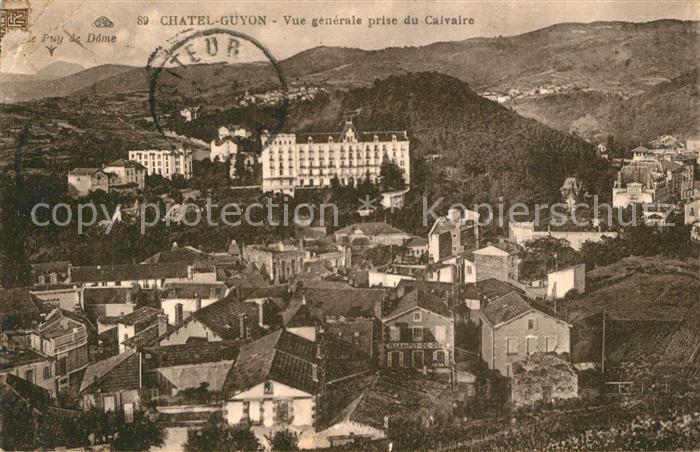 Chatel-Guyon Vue prise du Calvaire