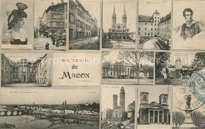 Macon 71 Tracht Kirchen Br?cke