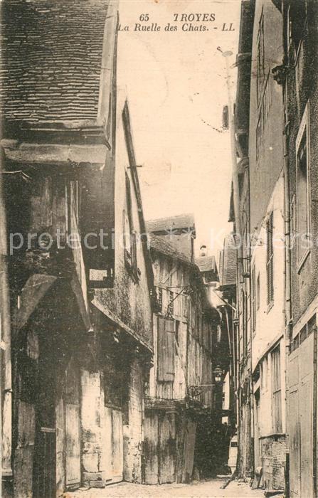 Troyes Aube La Ruelle des Chats