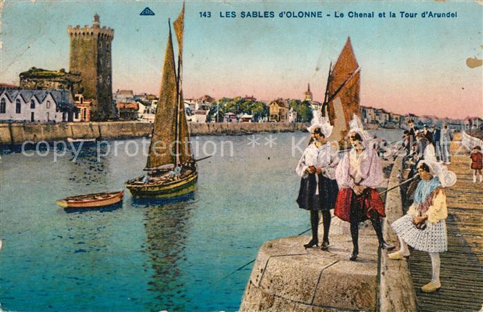 Les Sables-d Olonne Le Chanal et Tour d`Arundel