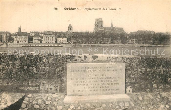 Orleans Loiret Emplacement des Tourelles