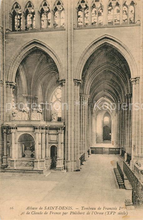 Saint-Denis Seine Tombeau de Francois