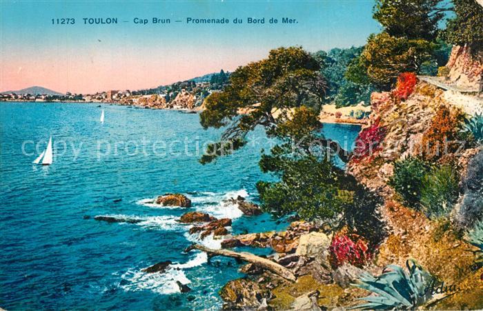Toulon Var Cap-Brun Promenade du Bord de Mer