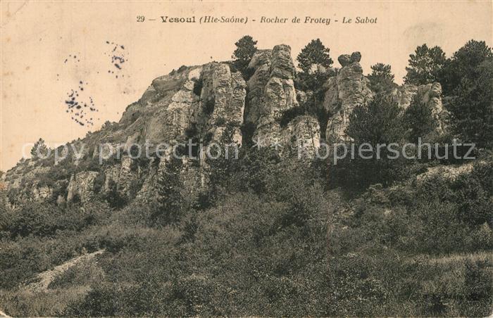 Vesoul Haute Saone Rocher de Frotey le Sabot