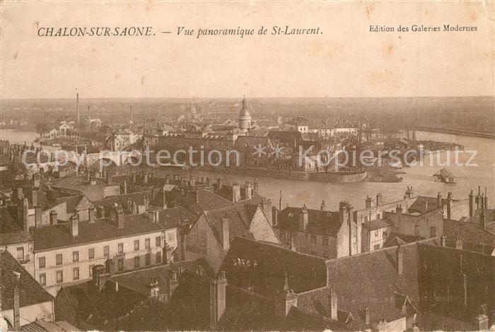 Chalon-sur-Saone Vue de St-Laurent