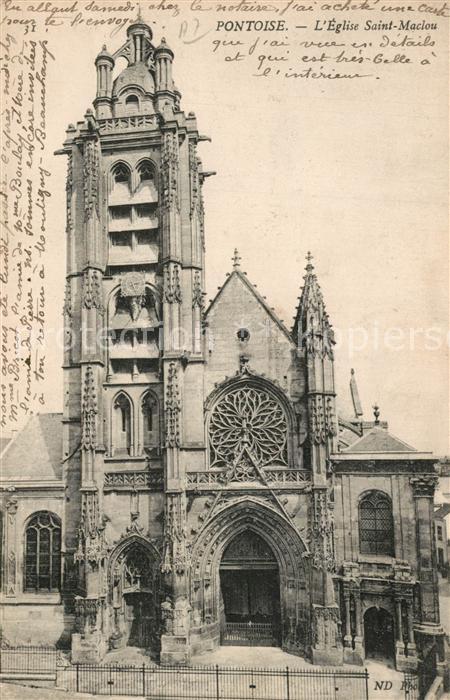Pontoise Val-d Oise Eglise Saint Maclou