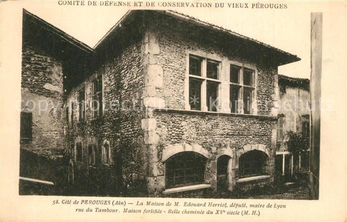 Perouges Maison de M. Edouard Herriot