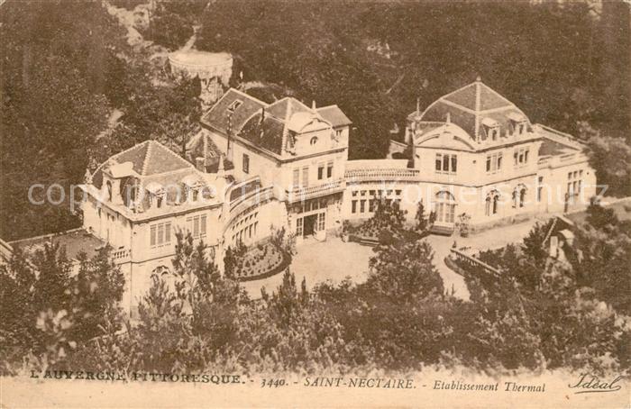 Saint-Nectaire Puy de Dome Etablissement Thermal