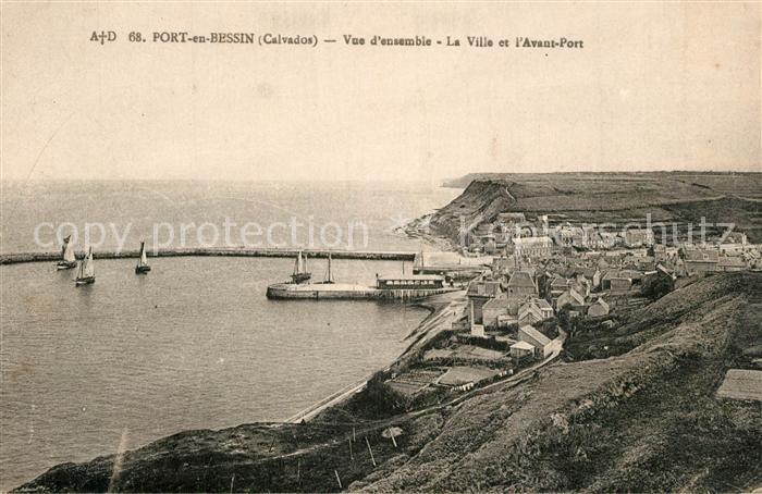 Port-en-Bessin La Ville et L Avant-Port