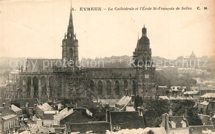 Evreux Cathedrale et Ecole St. Francois de Salles