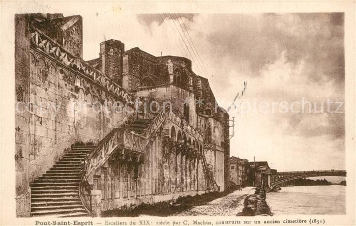 Pont-Saint-Esprit Escalier Pont