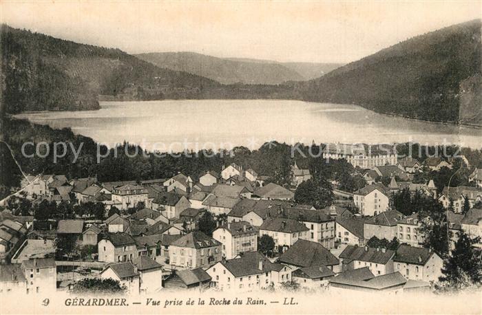 Gerardmer Vosges Vur prise de la Roche du Rain