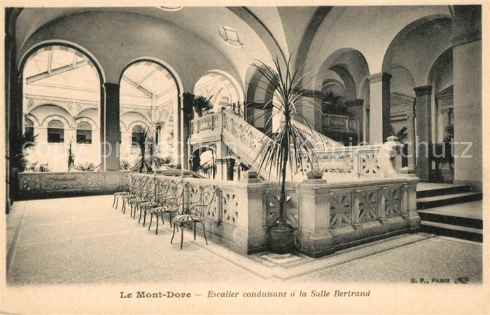 Le Mont-Dore Puy de Dome Escalier a la Salle Bertrand