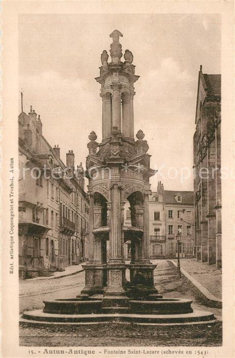 Autun Fontaine Saint Lazare