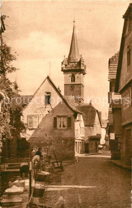 Obernai Bas Rhin Rue Sainte Odile
