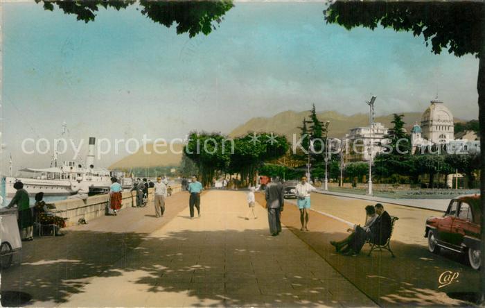 Evian-les-Bains Haute Savoie Quai Baron de Blonay