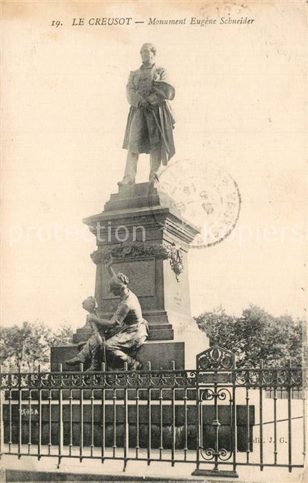 Le Creusot Saone-et-Loire Monument Eug?ne Schneider