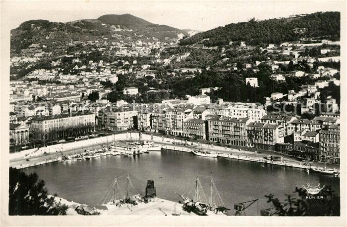 Nice Alpes Maritimes Port et Mont Boron