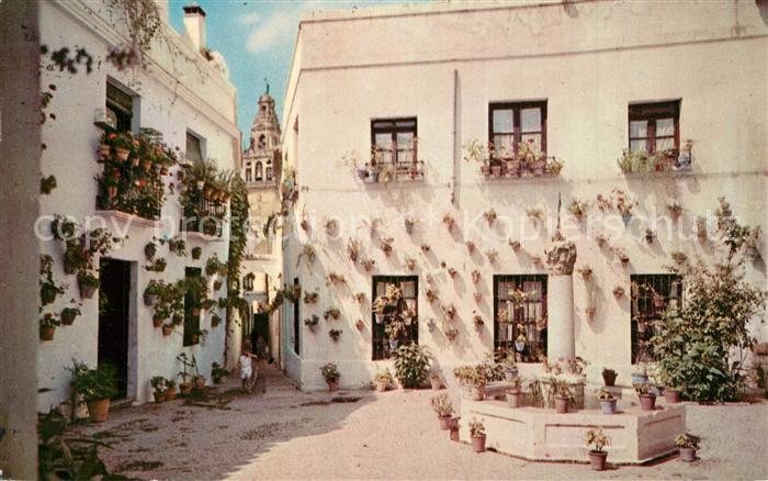 Cordoba Andalucia Small Place and Lane of the Flowers