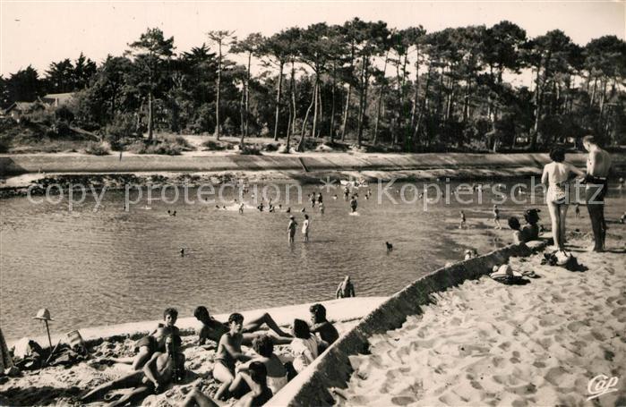 Hossegor Soorts Landes Entree du Lac d’Hossegor a maree basse