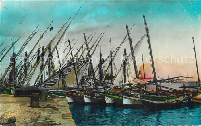 Sete Cette Barques de Peche au repos