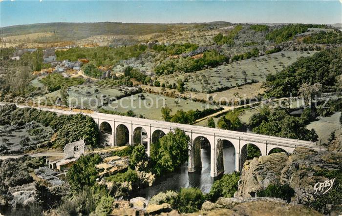 Clecy Le Viaduc de la lande Vue aerienne
