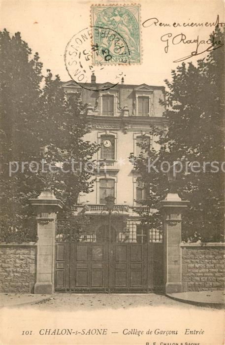 Chalon-sur-Saone College de Garcon Entree