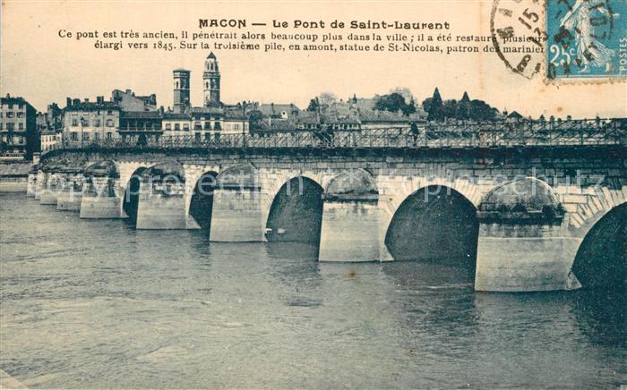 Macon Hainaut Le Pont de Saint Laurent