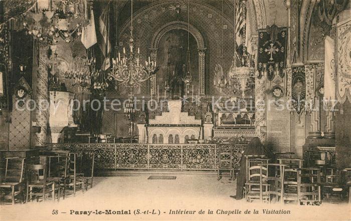 Paray-le-Monial Interieur de la Chapelle de la Visitation