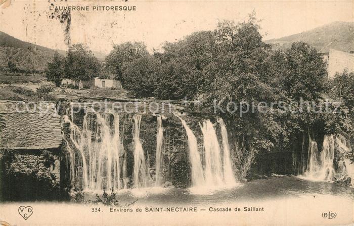 Saint-Nectaire Puy de Dome Cascade de Saillant