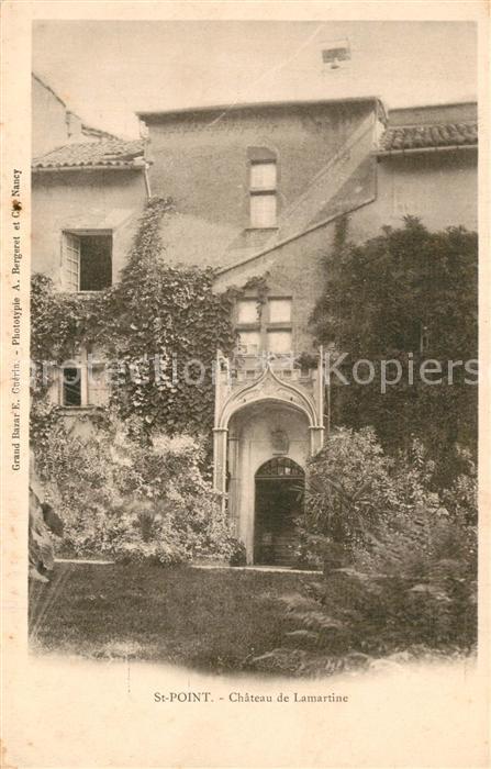 Saint-Point Chateau de Lamartine