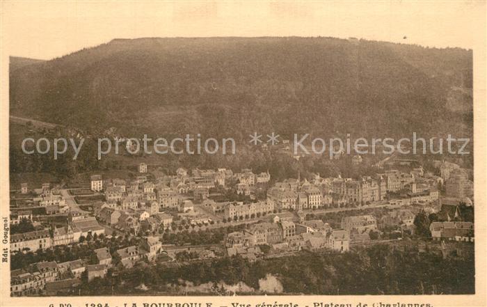 La Bourboule Vue generale Plateau de Charlannes