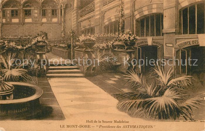 Le Mont-Dore Puy de Dome Hall de la Source Madeleine Providence