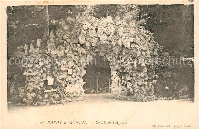 Paray-le-Monial Grotte de l'Agonie