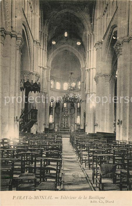 Paray-le-Monial Interieur de la Basilique
