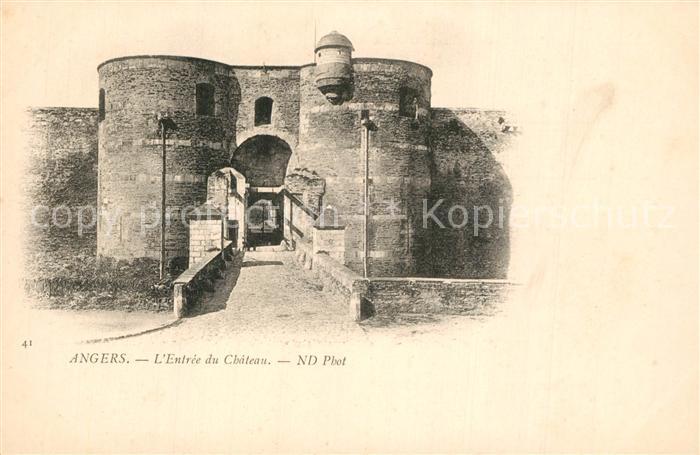 Angers Entree du Chateau
