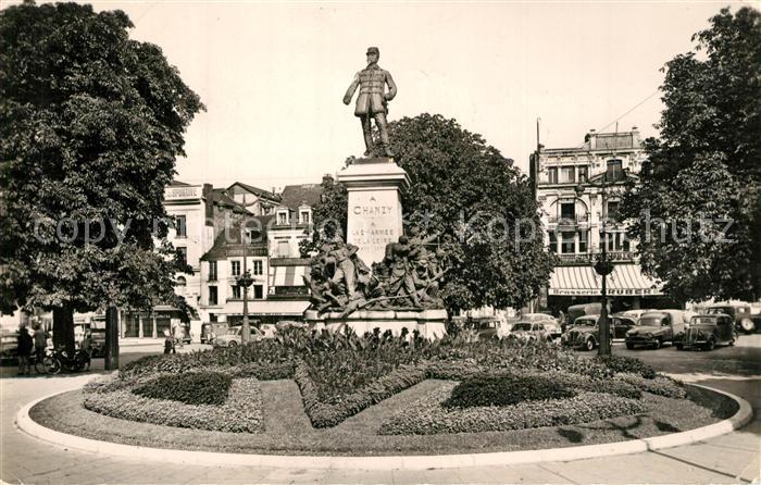 Le Mans Sarthe Place de la Republique Statue du General Chanzy
